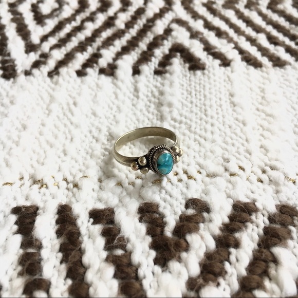Turqoise silver ring - Picture 2 of 3
